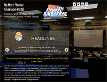 Tablet Screenshot of mymathplanner.com